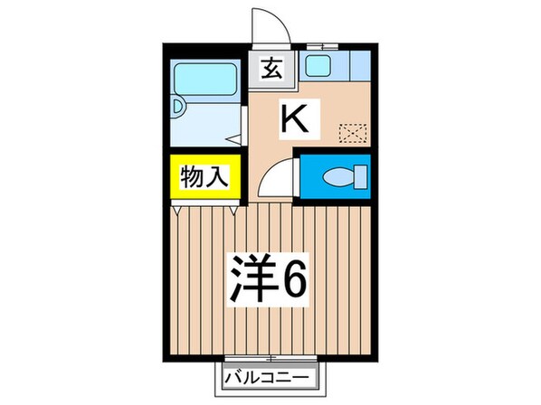 エーデルハイム　Ｄの物件間取画像